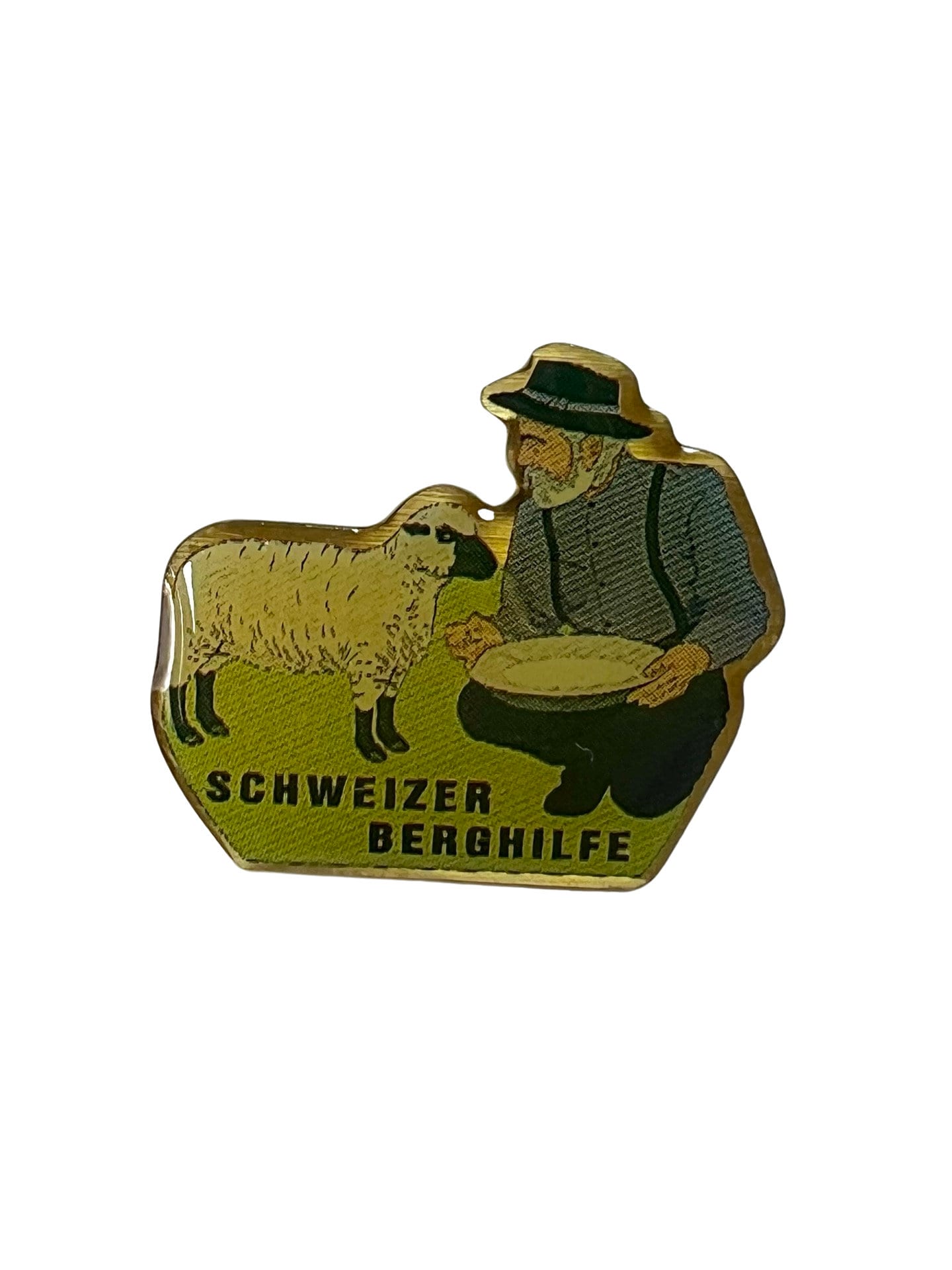 Vintage Schweizer Berghilfe Pin Anstecker von PinsAndSins