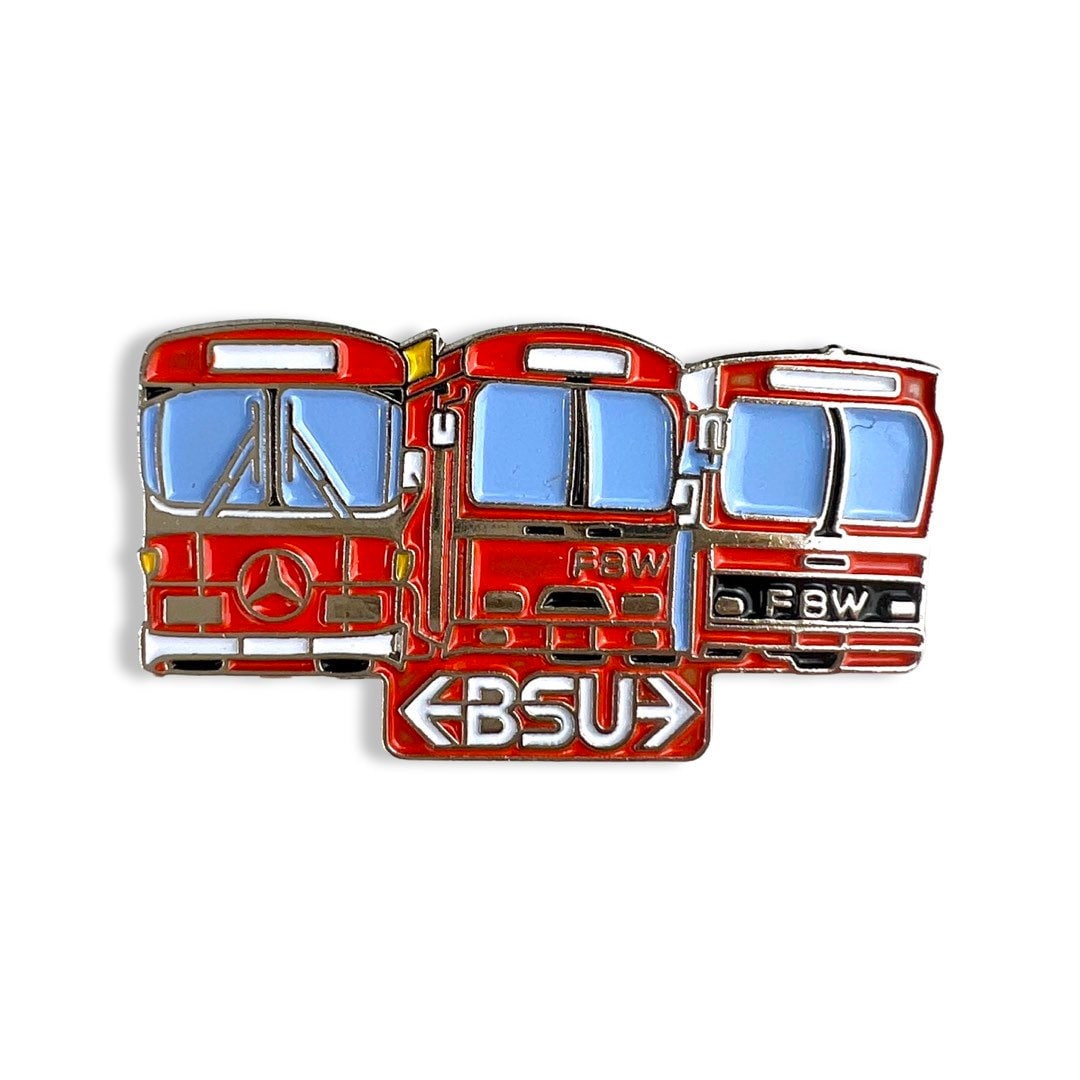 Vintage Schweizer Bsu Bus Pin Fahrzeug-Sammlerabzeichen von PinsAndSins