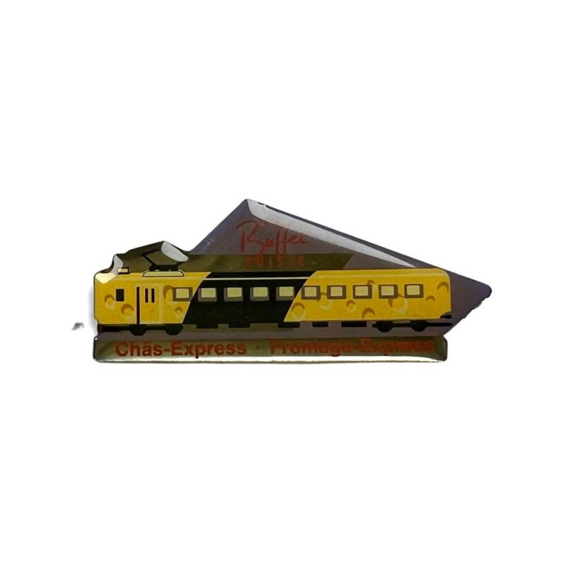 Vintage Schweizer Chäs Express Zug Pin Käse Buff Geschenk von PinsAndSins