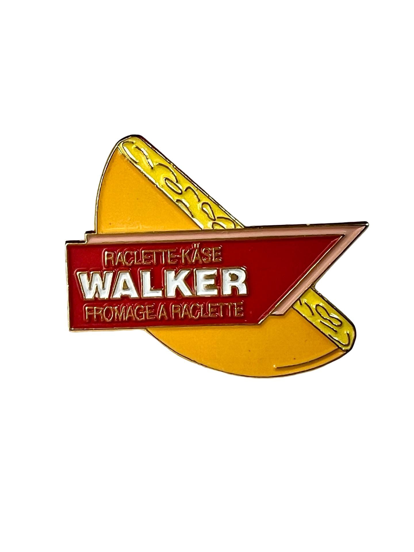 Vintage Schweizer Käse Walker Raclette Pin, Schweiz Thema Geschenk, Souvenir Von Feiertagen von PinsAndSins