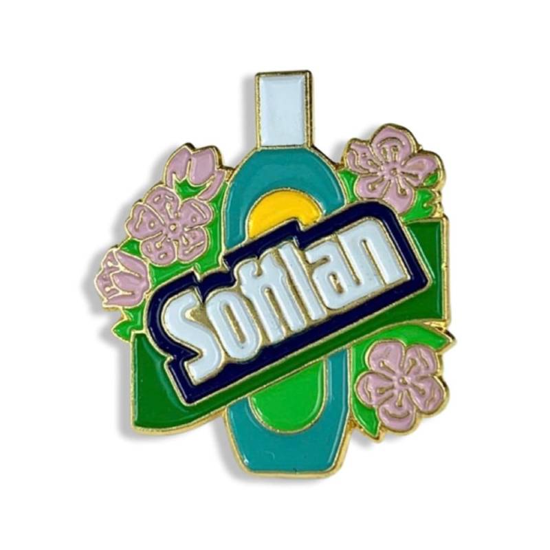 Vintage Softlan Weichspüler Anstecknadel Lustiges Mama Geschenk von PinsAndSins