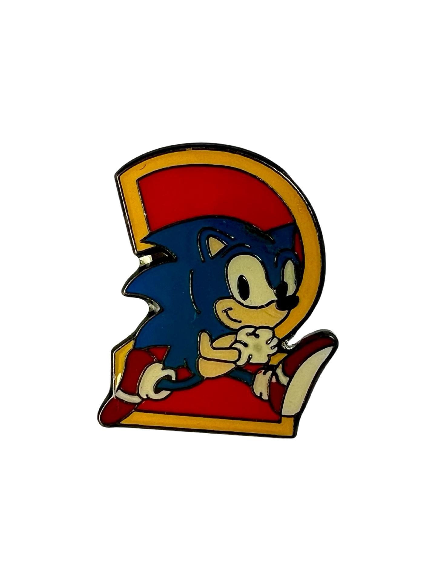 Vintage Sonic The Hedgehog 2 Pin Sega Memorabilia, 1992 von PinsAndSins