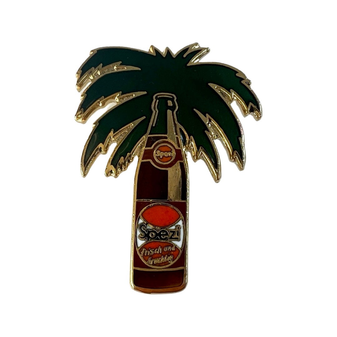 Vintage Spezi Pin Deutsche Orange Cola Erfrischungsgetränk von PinsAndSins