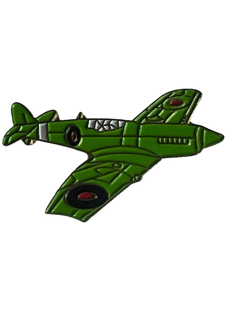 Vintage Spitfire Militärflugzeug Pin, Anstecknadel von PinsAndSins