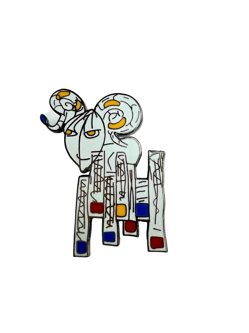 Vintage Stern Zeichen Widder Anstecknadel Vintage Stern Zeichen Widder Anstecknadel von PinsAndSins