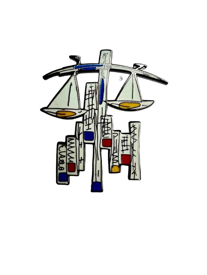 Vintage Sternzeichen Waage Sternzeichen Pin, Celestial Valentines Geschenk Vintage Sternzeichen Waage Sternzeichen Pin, Celestial Valentines Geschenk von PinsAndSins