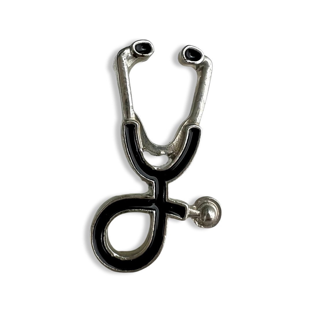 Vintage Stethoskop Anstecknadel Arzt, Tierarzt, Krankenschwester, Geschenk von PinsAndSins