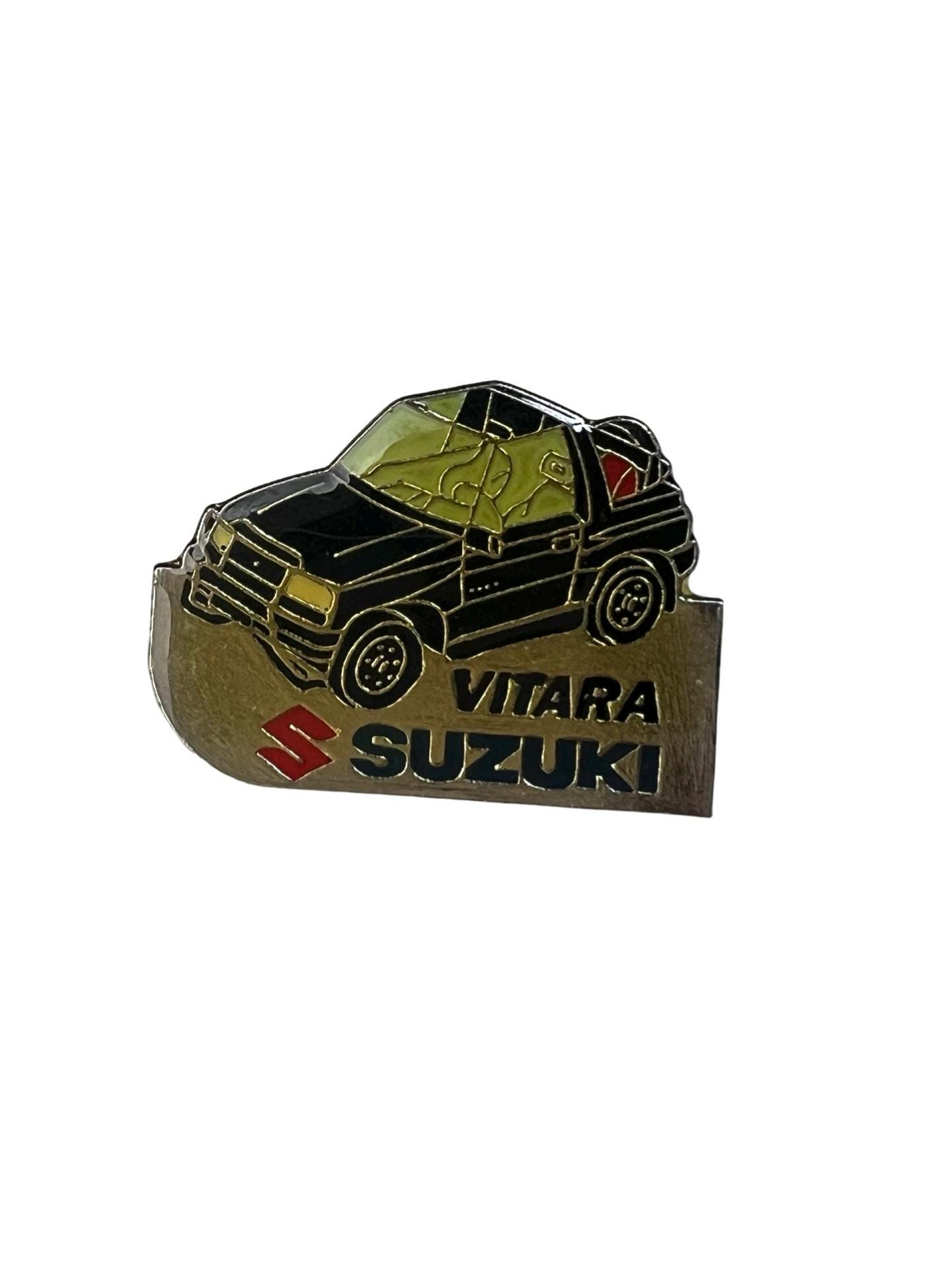 Vintage Swarovski Vitara Emaille Pin, Retro Auto Krawattennadel Vintage Swarovski Vitara Emaille Pin, Retro Auto Krawattennadel von PinsAndSins