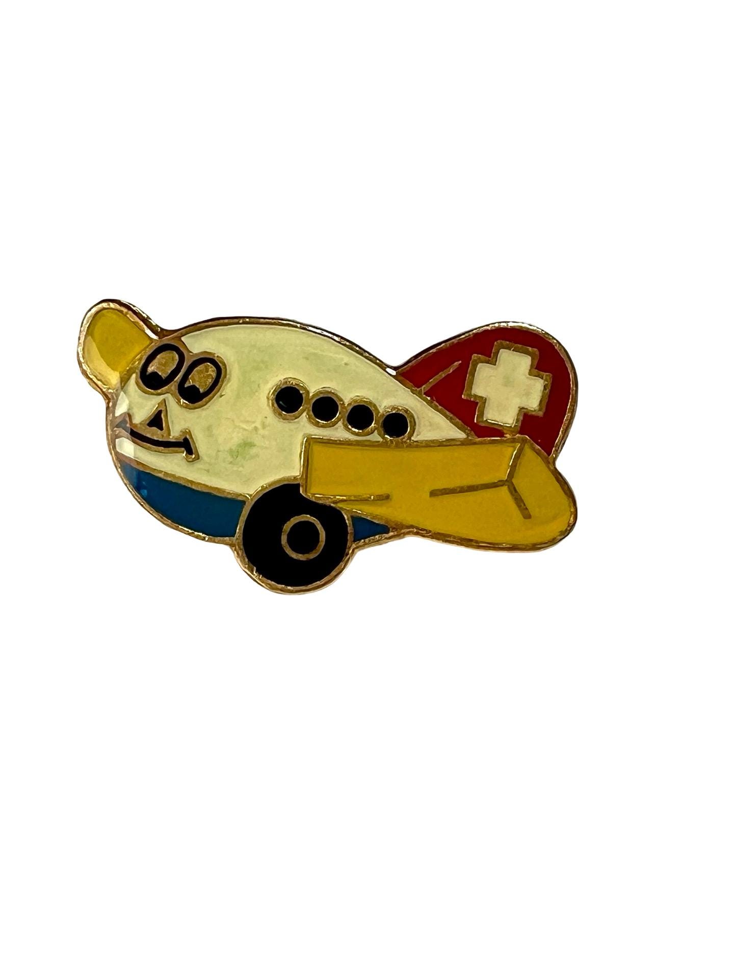 Vintage Swiss Air Anstecknadel Fliegergeschenk von PinsAndSins