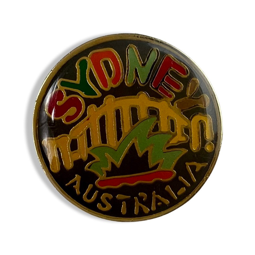 Vintage Sydney Australien Pin Urlaub Souvenir Abzeichen von PinsAndSins