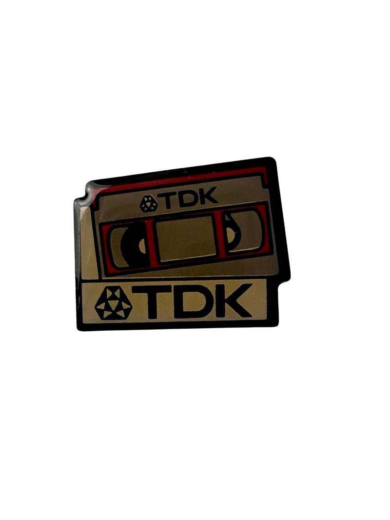Vintage Tdk Kassette Pin, Retro Musik Hut Anstecker Vintage Tdk Kassette Pin, Retro Musik Hut Anstecker von PinsAndSins