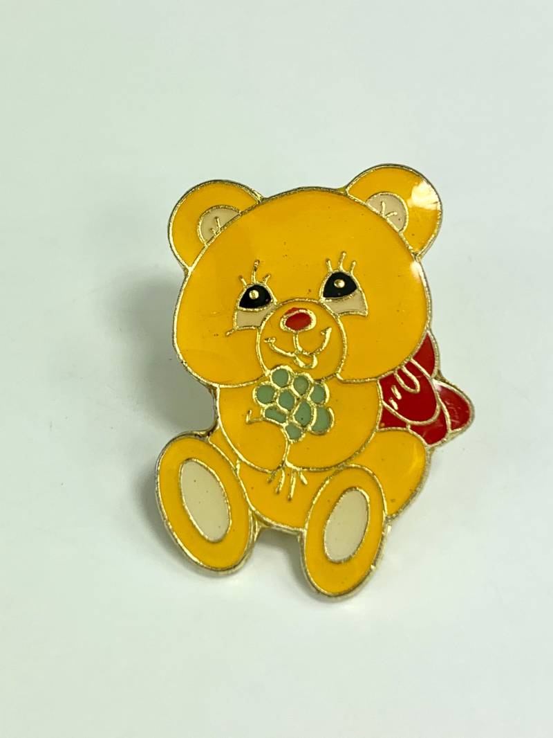 Vintage Teddybär Anstecker Kitsch Cartoon Anstecker von PinsAndSins