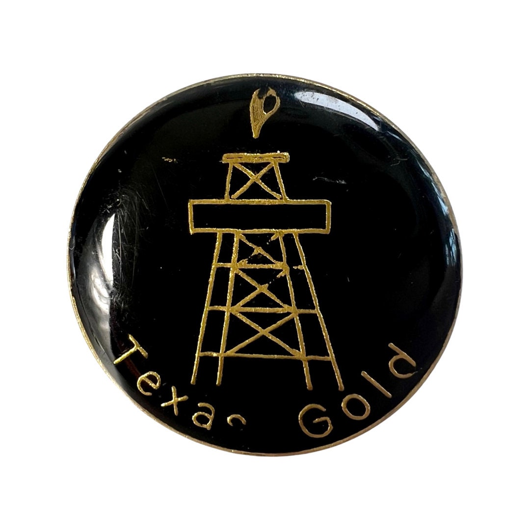 Vintage Texas Gold Anstecknadel Usa Reise Souvenir von PinsAndSins