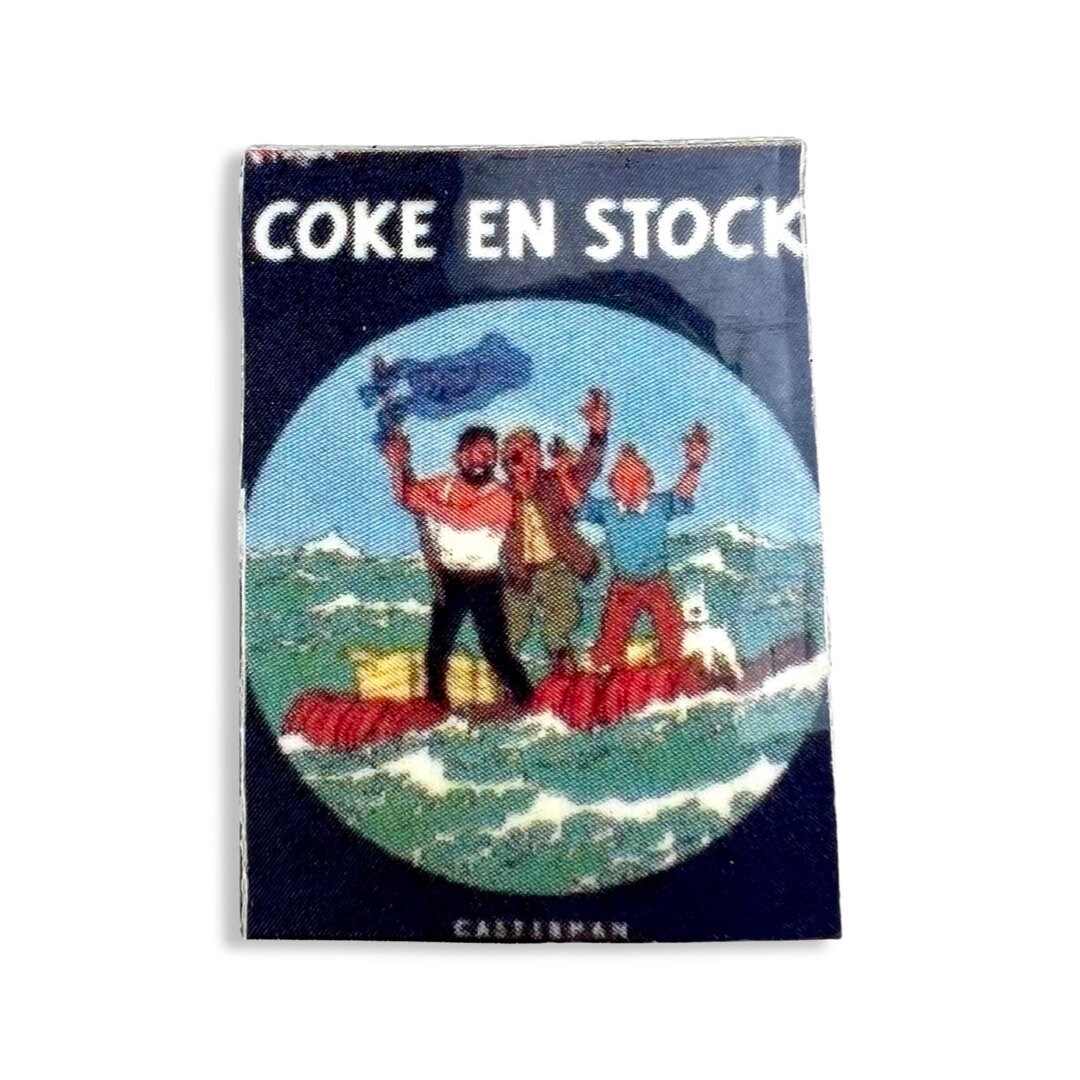 Vintage Tintin Anstecknadel Coke En Stock, Hergé Cartoon Abzeichen von PinsAndSins