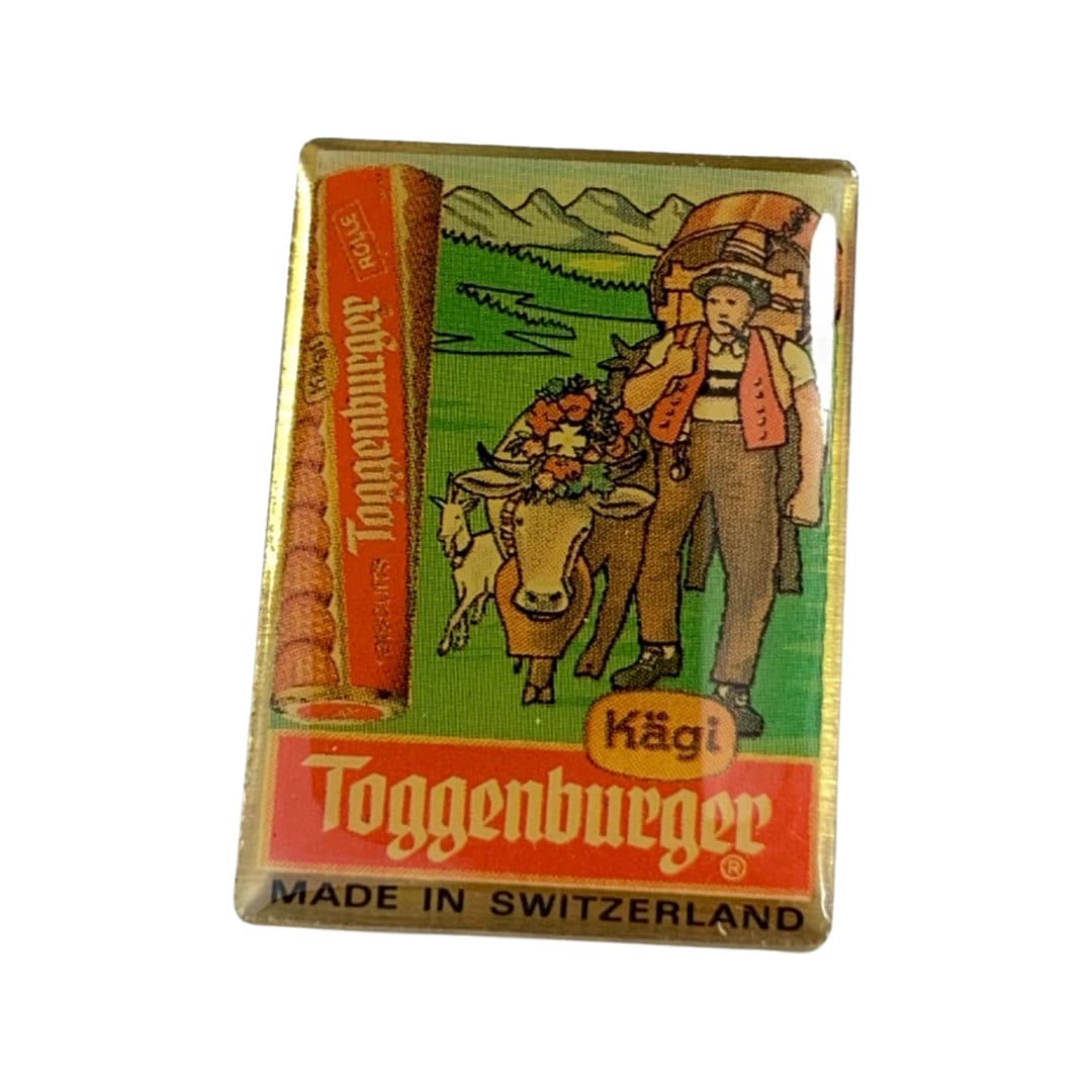 Vintage Toggenburger Schweizer Schokolade Pin Souvenir Geschenk von PinsAndSins