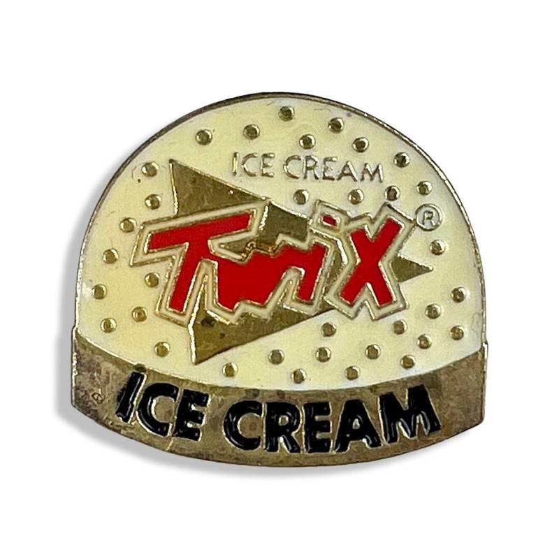 Vintage Twix Eis Emaille Pin - Miniatur Foodie von PinsAndSins