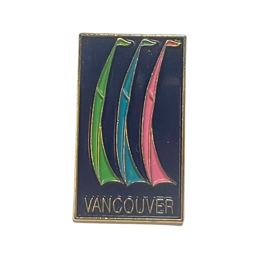 Vintage Vancouver Reiseanstecker Kanada-Reise-Andenken Anstecknadel von PinsAndSins