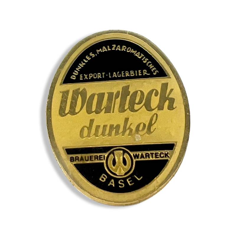 Vintage Warteck Dunkel Bier Anstecker Schweizer Emaille Abzeichen Vintage Warteck Dunkel Bier Anstecker Schweizer Emaille Abzeichen von PinsAndSins