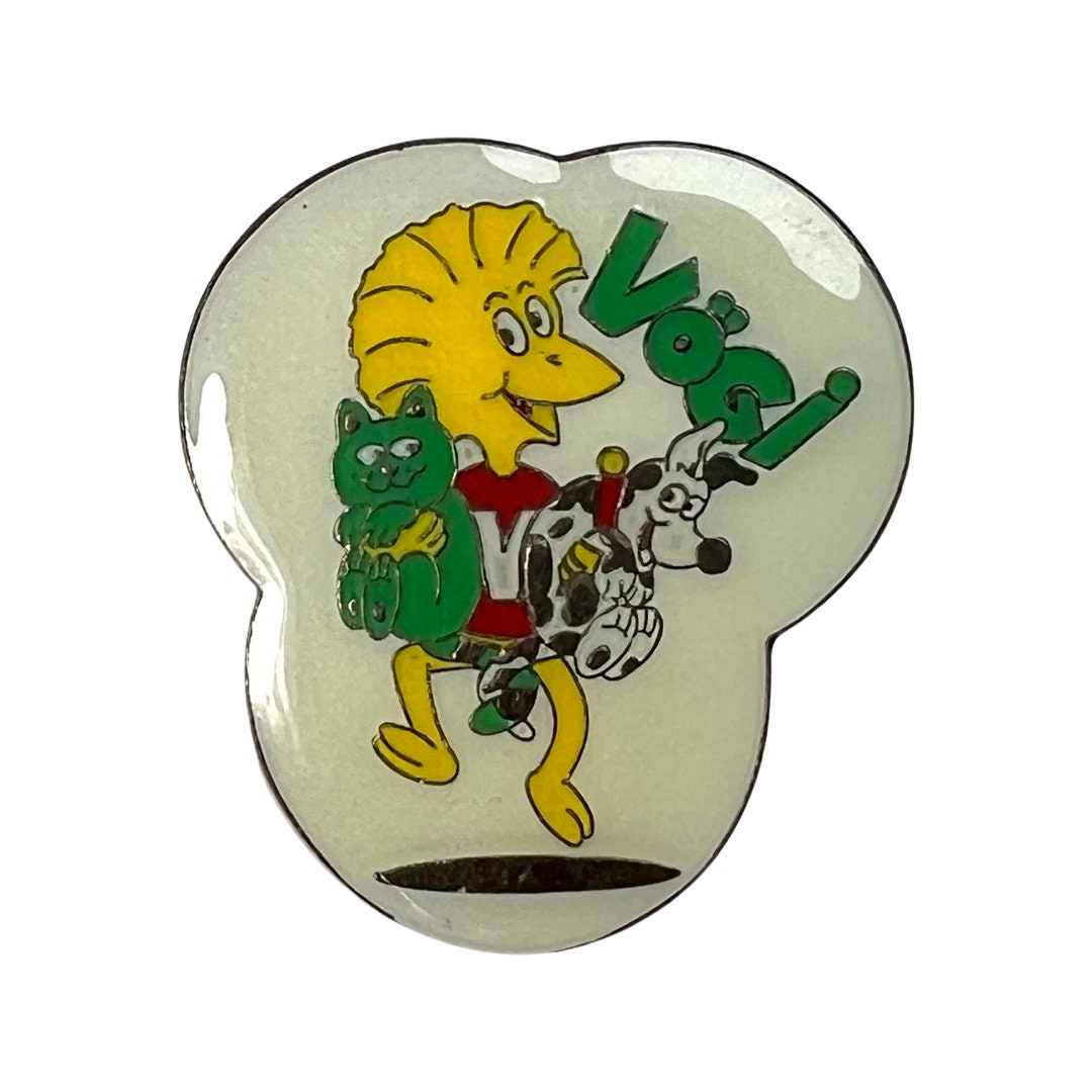 Vögi Revers Pin Abzeichen, Vintage Schweiz Cartoon Pin, Schweizer Geschenk Für Kind von PinsAndSins