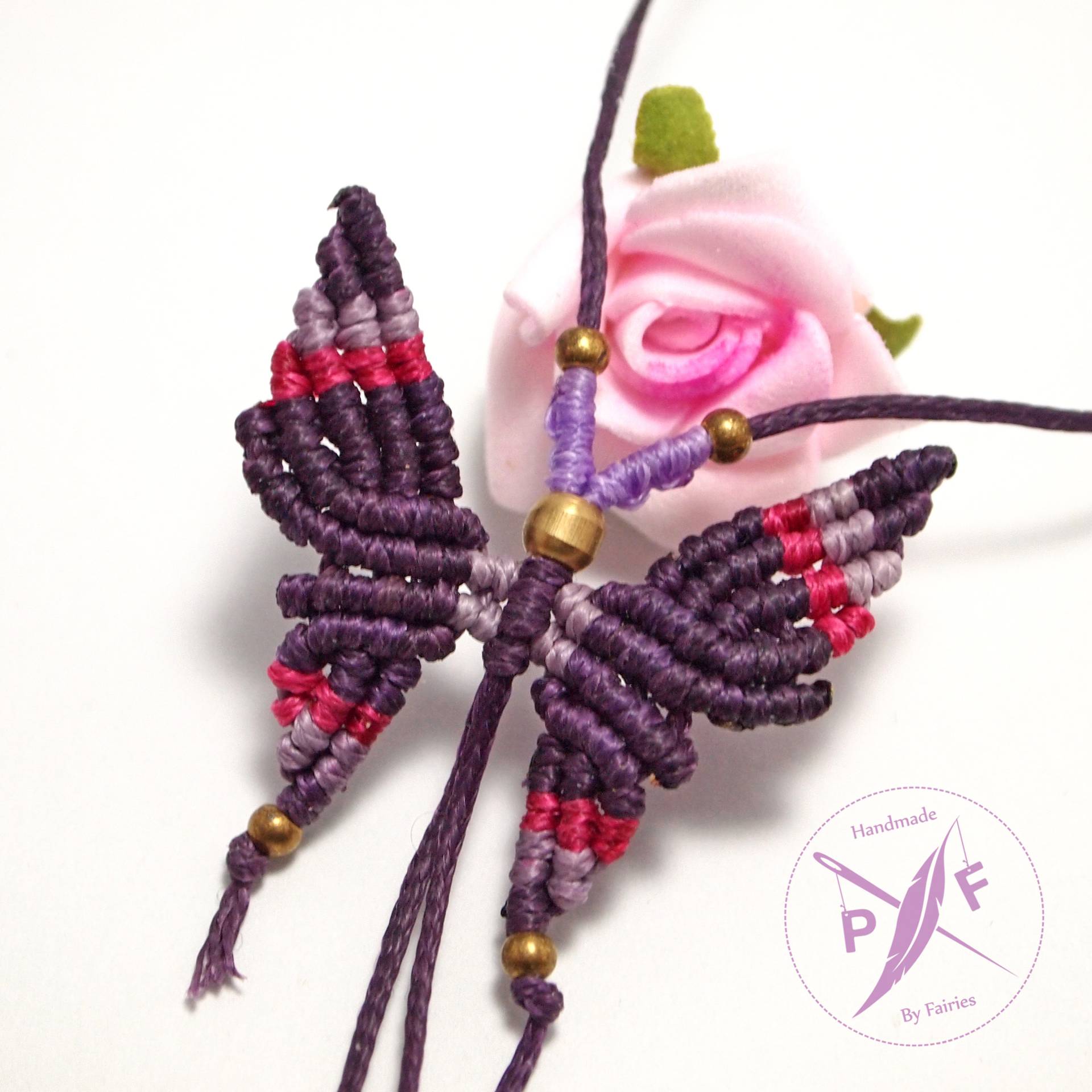 Makramee Schmetterling Anhänger | Boho Chic Bunt Geknüpfter Faden Glas Edelstein Perlen Mehrfarbige Individualisierungsoptionen Makramee Schmetterling Anhänger | Boho Chic Bunt Geknüpfter Faden Glas Edelstein Perlen Mehrfarbige Individualisierungsoptionen von PinsandfeathersArt
