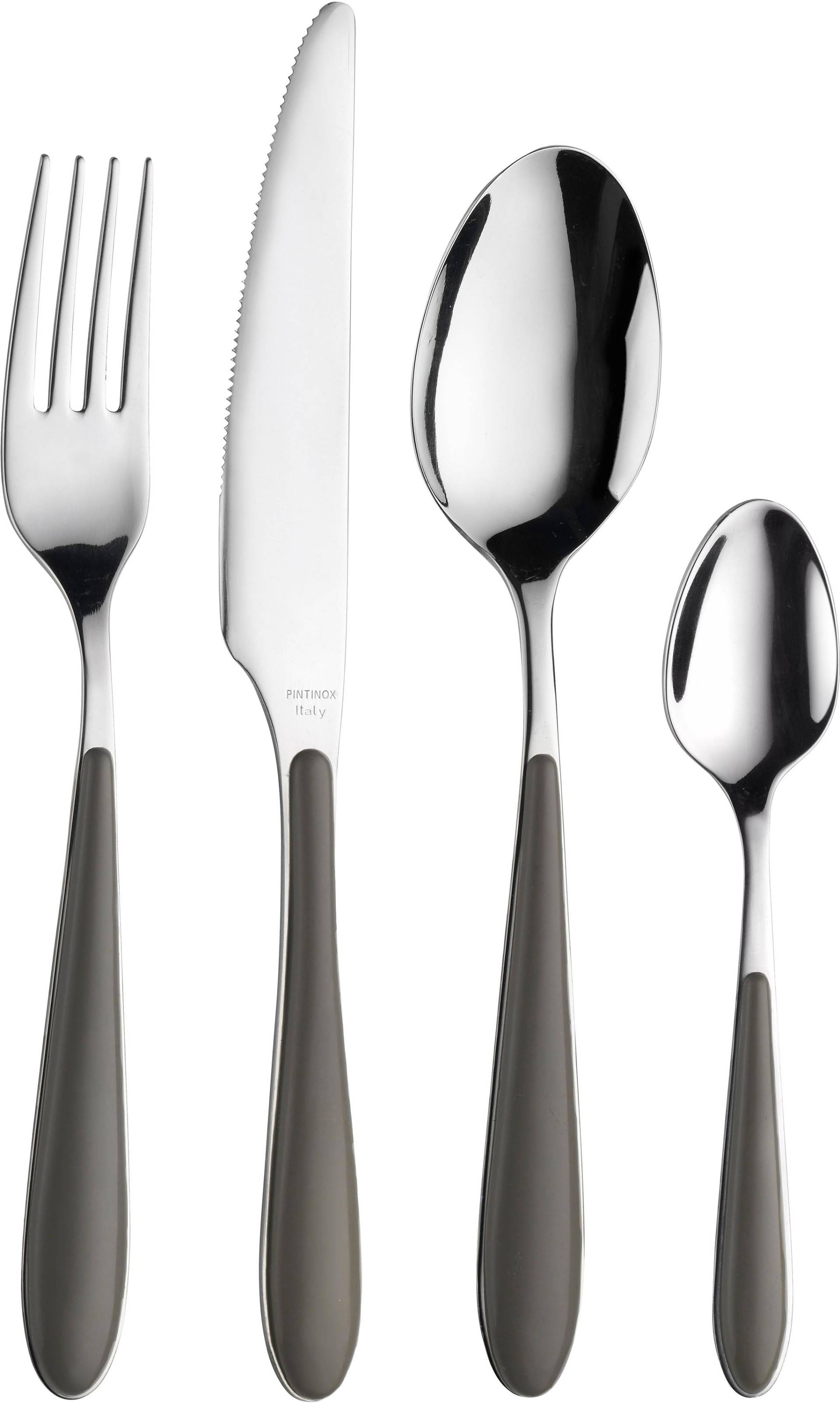 PINTINOX Besteck-Set "Canaletto" mit Kunststoffgriff, spülmaschinengeeignet von Pintinox