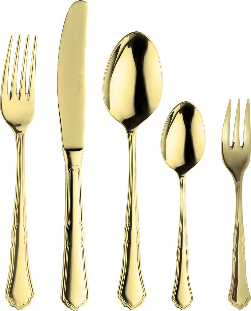 PINTINOX Besteck-Set "Settecento Treasure Gold" Optik Gold PVD Beschichtung von Pintinox