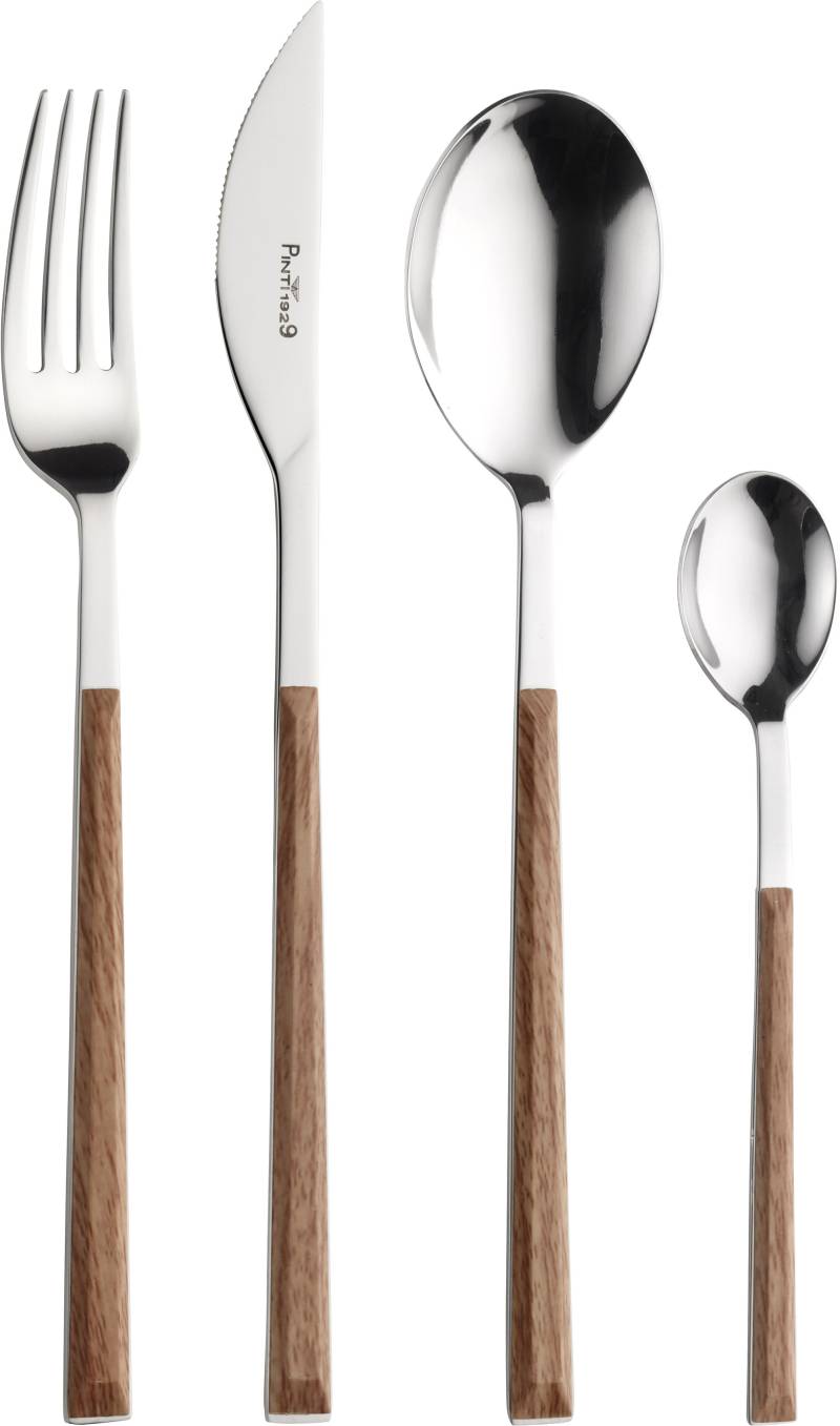 PINTINOX Besteck-Set "Sushi" mit Kunststoffgriff in Holz-Optik von Pintinox