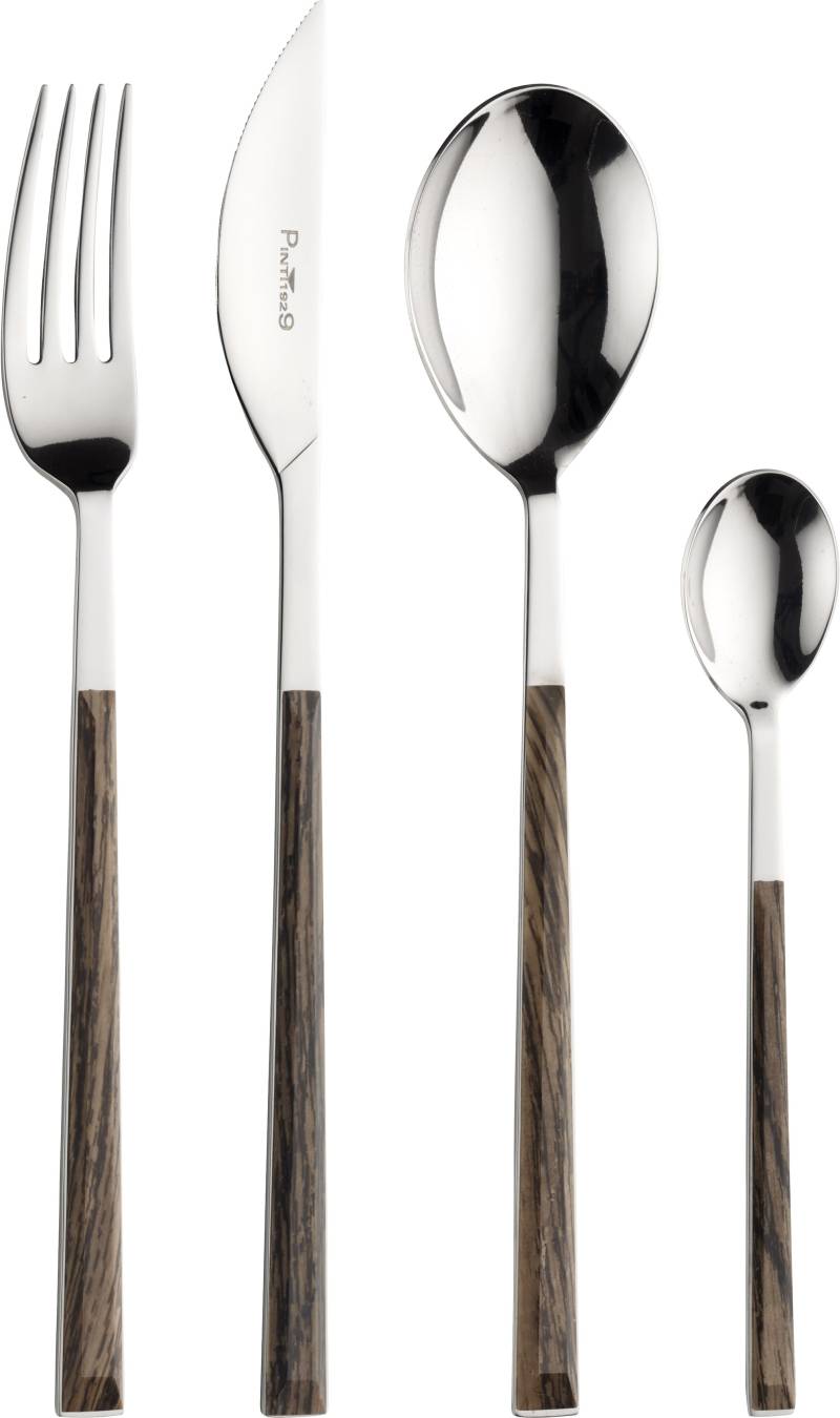 PINTINOX Besteck-Set "Sushi" mit Kunststoffgriff in Holz-Optik von Pintinox
