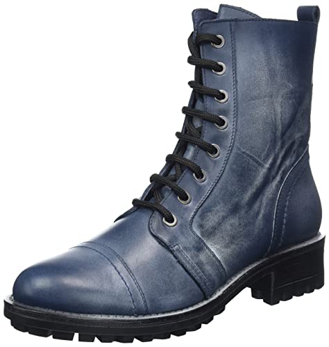 Pinto Di Blu Damen 79849 Combat Boot, blau, 36 EU von Pinto Di Blu