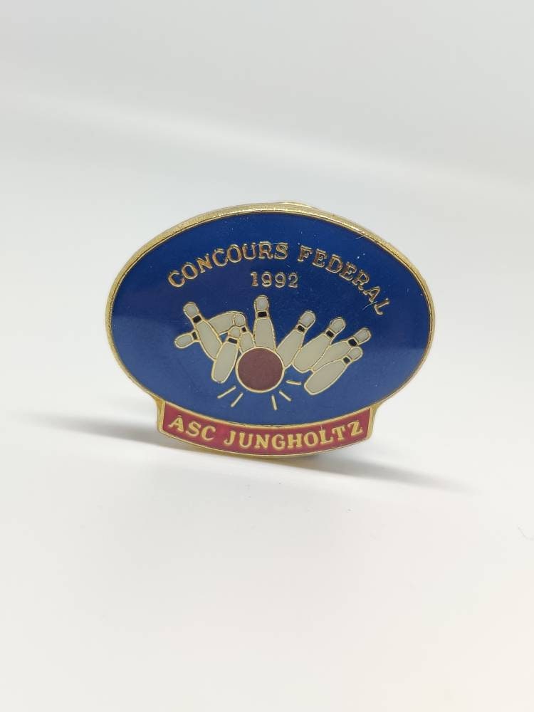 Concours Föderale 1992 Jahrgang Emaille Pin Abzeichen Asc Jungerholtz Bowling Kanada von PintopiaPintopia