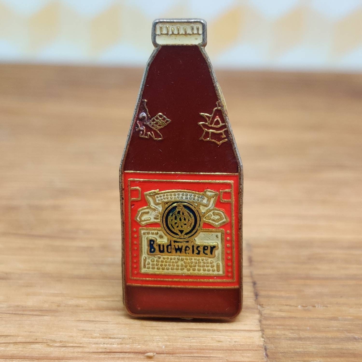 Vintage Budweiser Flasche Pin Abzeichen Bier Liebhaber Geschenk von PintopiaPintopia