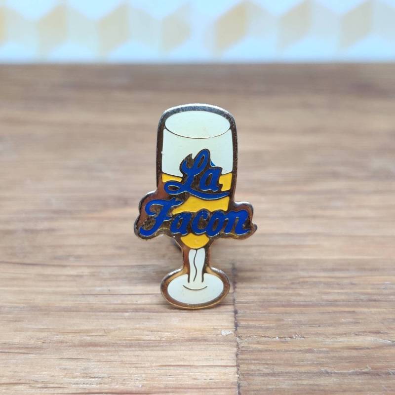 Vintage La Facon Bier Pin Abzeichen von PintopiaPintopia