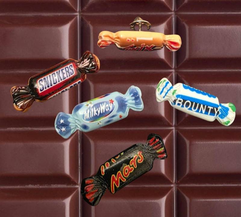 Pin Schokoriegel | Bounty, Mars, Milky Way Snickers von PinwareShop
