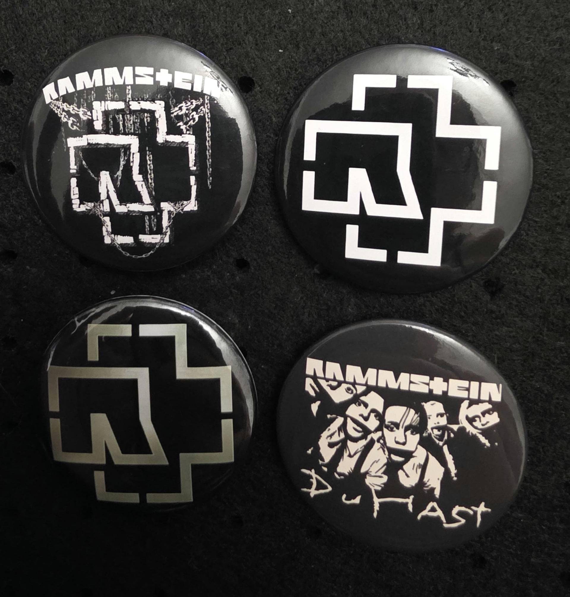 Rammstein Buttons von PinwareShop