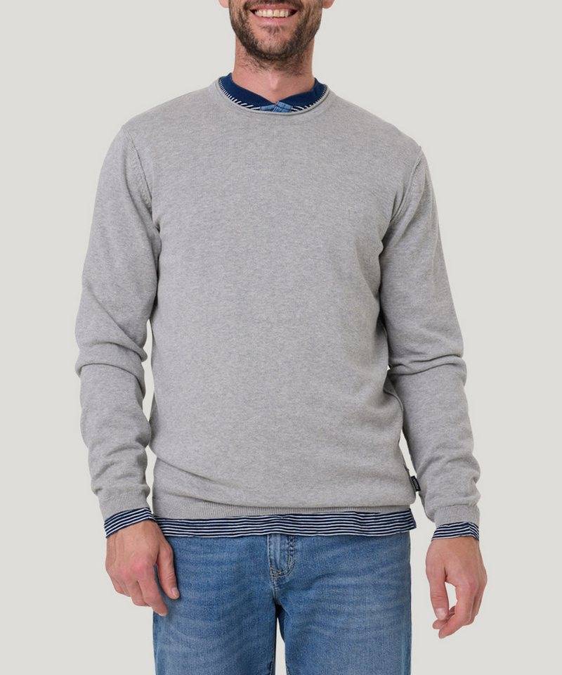 Pioneer Authentic Jeans Rundhalspullover mit Rollkante von Pioneer Authentic Jeans