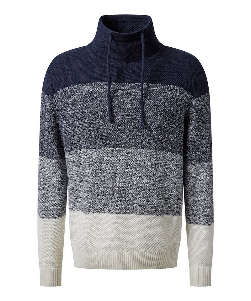 Pioneer Authentic Jeans Strickpullover Knit 1/1 Cowl neck b mit Stehkragen und Colorblocking von Pioneer Authentic Jeans