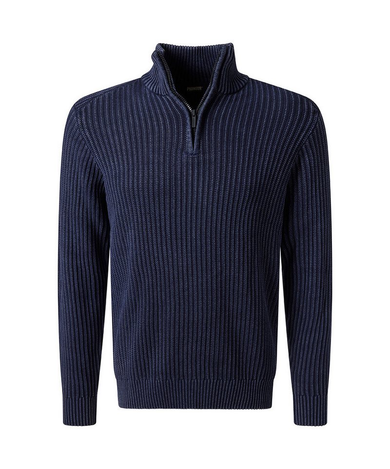 Pioneer Authentic Jeans Troyer Knit 1/1 Troyer in Strick-Optik von Pioneer Authentic Jeans