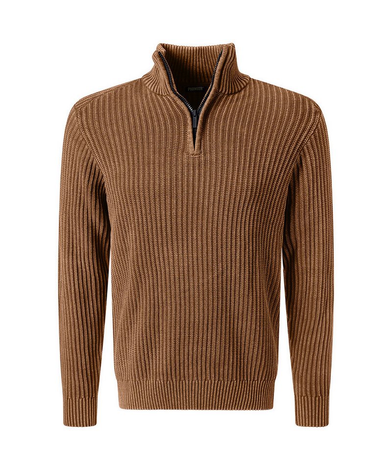 Pioneer Authentic Jeans Troyer Knit 1/1 Troyer in Strick-Optik von Pioneer Authentic Jeans