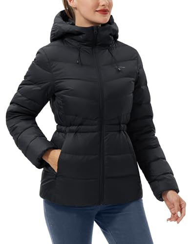 Damen Daunenjacke Warme Winterjacke Leichte Steppjacke Pufferjacke Wintermante Kapuzenjacke mit Kapuz Schwarz XXL Damen Daunenjacke Warme Winterjacke Leichte Steppjacke Pufferjacke Wintermante Kapuzenjacke mit Kapuz Schwarz XXL von Pioneer Camp