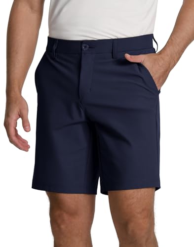 Pioneer Camp Funktionelle Kurze Hose Herren für Golf - Polyester Shorts mit 2-Wege-Stretch, UV-Schutz & 4 Taschen - Schnelltrocknend & Bequem Navy Größe:40 von Pioneer Camp
