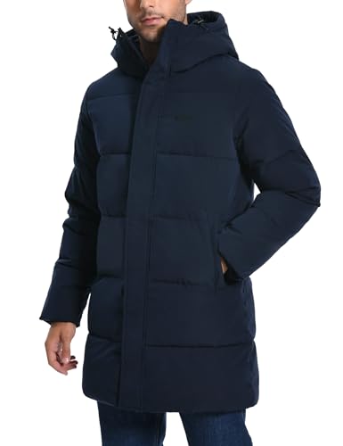 Pioneer Camp Herren Winterjacke Lang Winddicht Wasserdicht Warme Daunenjacke Winter Outdoor Parka Jacke mit Kapuze Dunkelblau M Pioneer Camp Herren Winterjacke Lang Winddicht Wasserdicht Warme Daunenjacke Winter Outdoor Parka Jacke mit Kapuze Dunkelblau M von Pioneer Camp