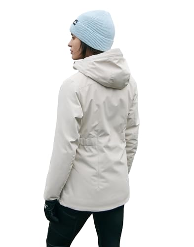 Pioneer Camp Regenjacke Damen Wasserdicht Atmungsaktiv mit Kapuze – Damen Softshelljacke mit Kuscheligem Fleece-Innenfutter, Warme Wanderjacke in Schlanker Passform für Winter Outdoor von Pioneer Camp