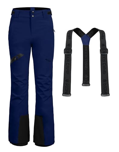 Pioneer Camp Skihose Damen Schneehose Abnehmbaren Hosenträgern Outdoorhose Damen Wasserdicht Winddichte Verschweißte Nähte Schneefang Snowboardhose Softshellhose Funktionshose Navy Blau L Pioneer Camp Skihose Damen Schneehose Abnehmbaren Hosenträgern Outdoorhose Damen Wasserdicht Winddichte Verschweißte Nähte Schneefang Snowboardhose Softshellhose Funktionshose Navy Blau L von Pioneer Camp