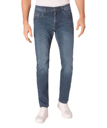 Pioneer - Herren 5-Pocket Jeans Hose Rando, Megaflex (PO 16741.6596), Farbe:Blue/Black Fashion (6807), Größe:W44, Länge:L30 von Pioneer-jeans