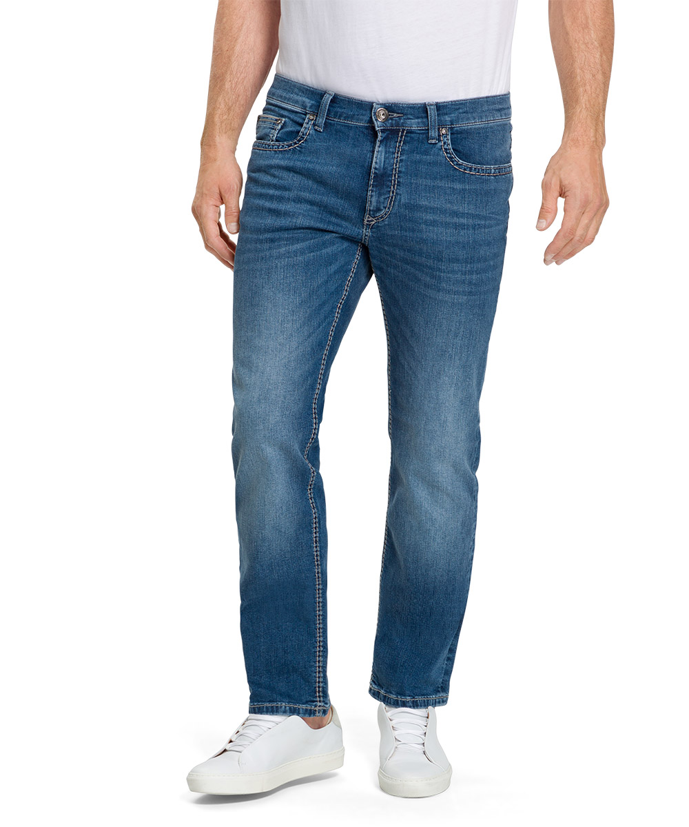 Pioneer Jeans Rando Regular Fit blue used buffies extra lang von Pioneer Jeans