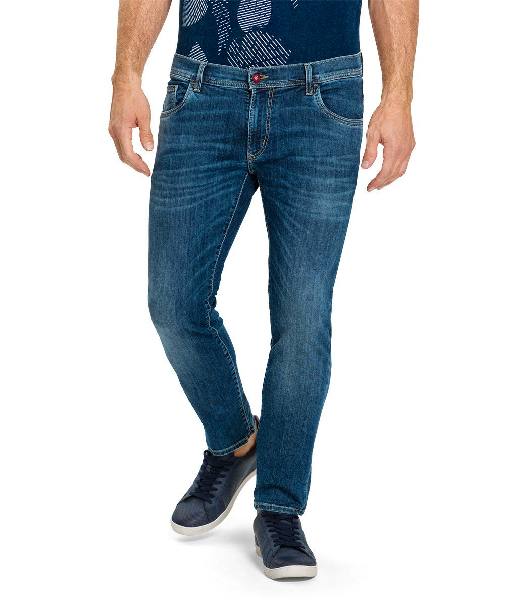 Pioneer Jeans Ryan Regular Fit blue used buffies extra lang von Pioneer Jeans