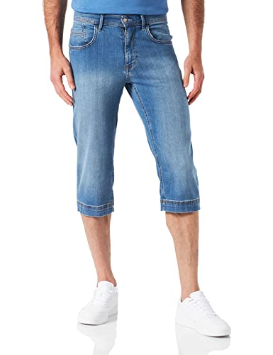 Pioneer Herren Bill Jeans-Shorts, Light Blue Used, 50 von Pioneer