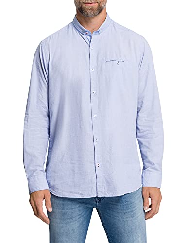 Pioneer Herren Button-Down-Kragen Hemd, True Navy 6913, S von Pioneer