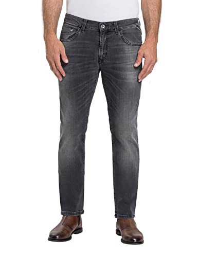 Pioneer Herren ERIC Jeans, Black Black Used Buffies, 38W / 30L von Pioneer