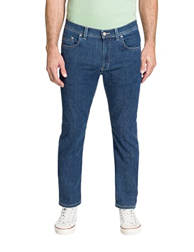 Pioneer Herren Hose 5 Pocket Stretch Denim Jeans, Blue Stonewash, 32W / 34L von Pioneer